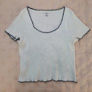Brandy Melville white crop top